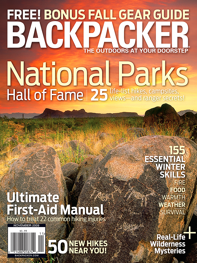 Backpacker November 2009 Cover