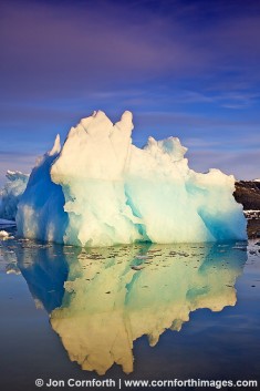 Columbia Glacier Sunrise Iceberg 3