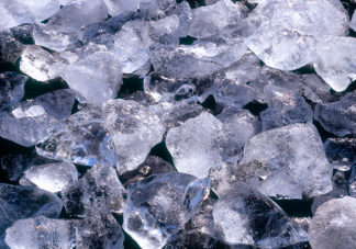 Lamplugh Glacier Ice Crystals