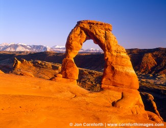 Delicate Arch Clear Sunset