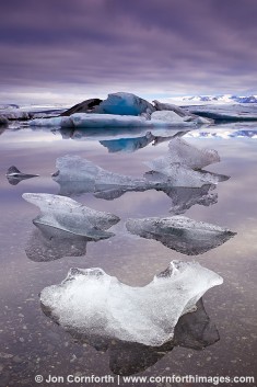 Jokulsarlon Icebergs Sunrise 8