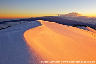 Mauna Kea Snow Sunset 4