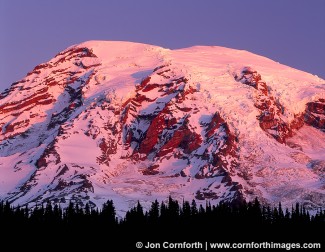 Mt Rainier Winter Sunrise