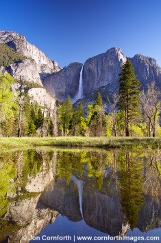 Yosemite Falls Reflection 2