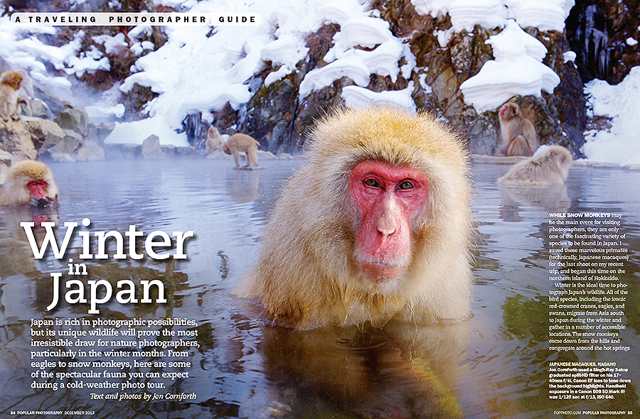 Popular Photography December 2013 Winter in Japan Article