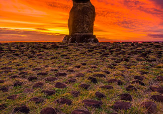 Hanga Kioe Moai Sunset 3