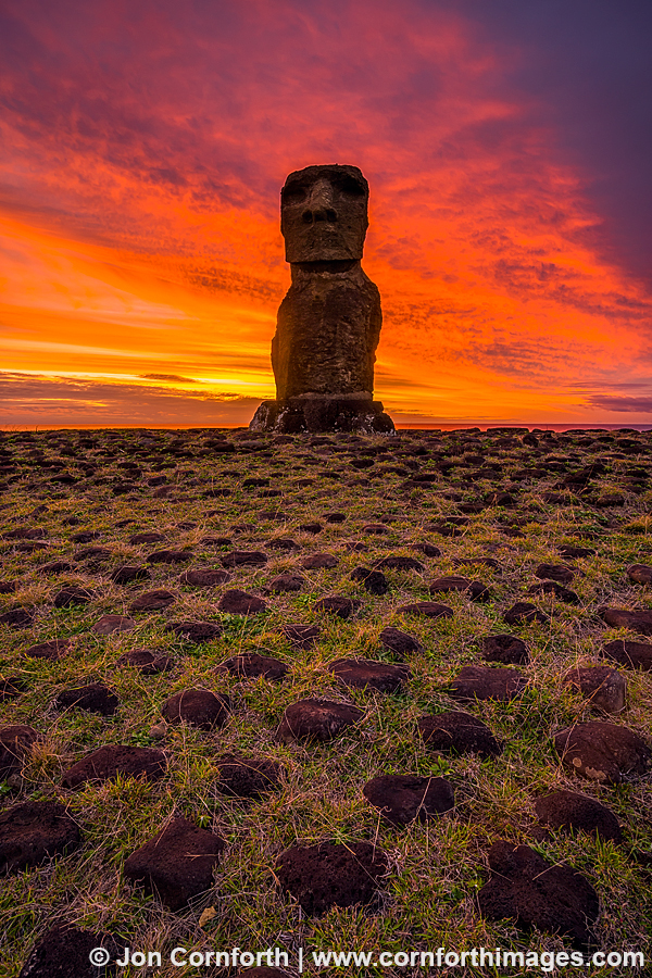 Hanga Kioe Moai Sunset 3