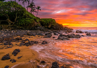 Ulua Beach Dramatic Sunset 3