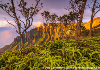 Kalalau Valley Dramatic Sunset 2
